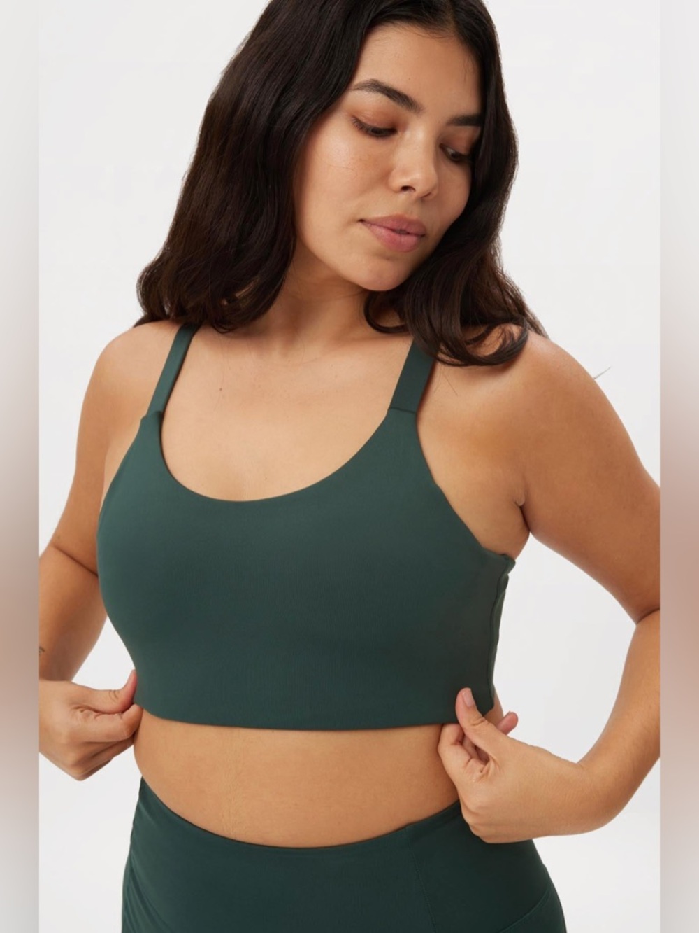 girlfriend collective Lou V-Back Sports Bra - XL